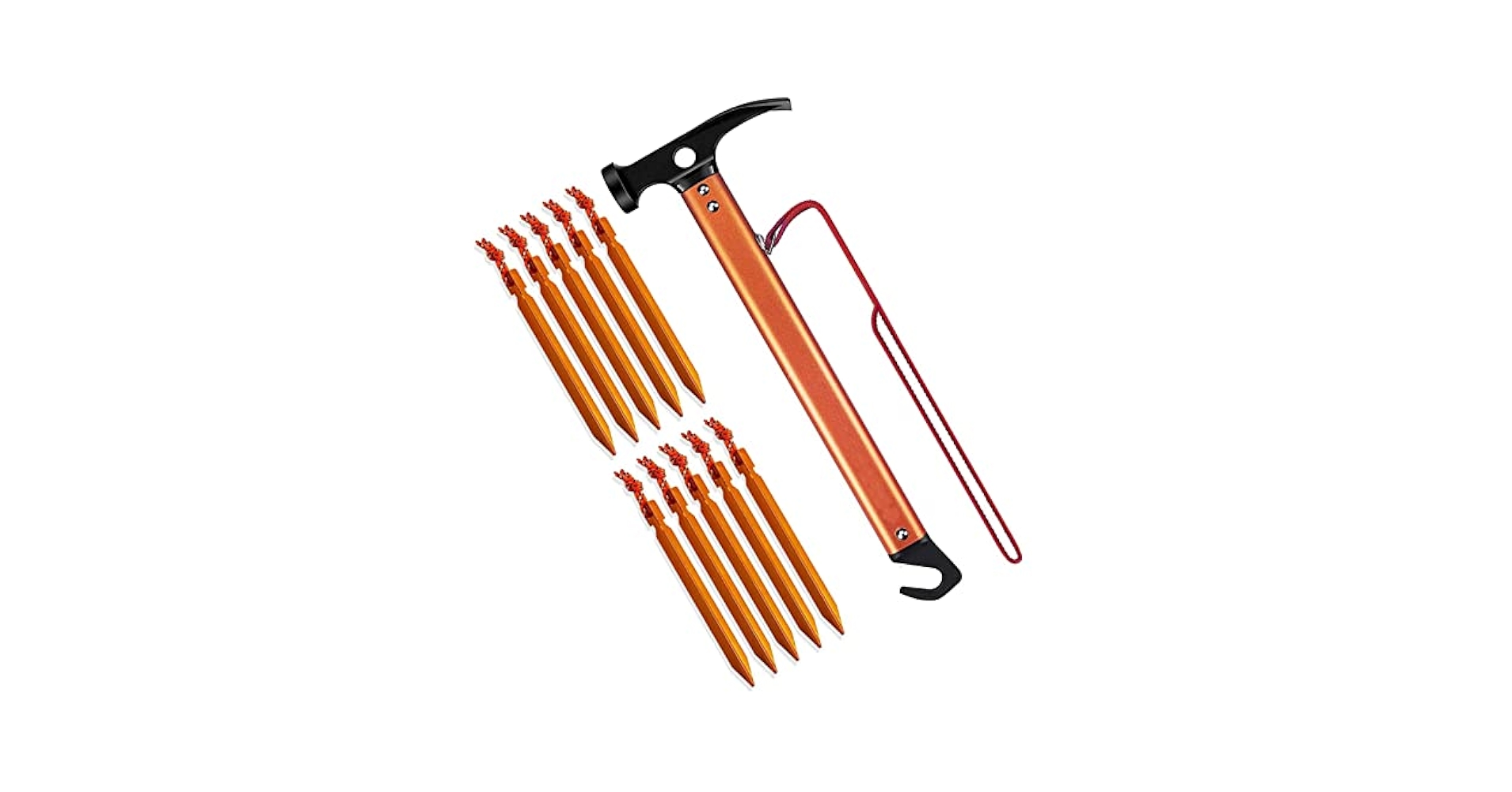 豪華鍛造ペグセット！ハンマー付き Amazon.co.jp: ラーテルワークス ボーデン付属 鍛造ペグ
